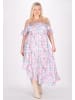 IZIA Women Plus Size Dress in Pink