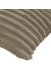 Erwin Müller Fleece, Microfaser Kissenhülle 2er-Pack Aosta in taupe