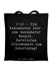 Mr. & Mrs. Panda Tragetasche Spruch 1940 Geburtstag mit Spruch in Schwarz