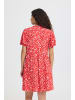 ICHI Kleid IHMARRAKECH Loose fit in FIERY RED FLOWER