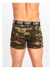 DEF Boxershorts in green camouflage