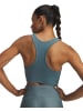 Under Armour Sport-BH "Vanish Seamless Mid Bra" in Blau