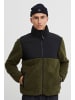 11 Project Sweatjacke PRPijke 21300661-ME Warme Jacke aus Teddyfell in Grün