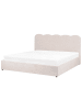 Beliani 2-tlg Doppelbett NANTERRE in Beige