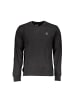 GianMarco Venturi Schwarz Baumwolle Herren Sweatshirt