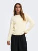 JDY Strickpullover in Cloud Dancer