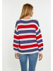 usha BLUE LABEL Damen Pullover in Rot weiss blau