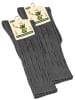 Cotton Prime® Trachtensocken 2 Paar, mit Zopfmuster in anthrazit