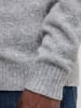 Jack & Jones Strickjacke in Light Grey Melange