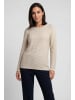 Strickpullover in Almond Beige Melange
