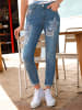 WITT WEIDEN Jeans in blue-bleached