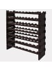 relaxdays Weinregal in Braun - (B)85 x (H)94 x (T)25,5 cm