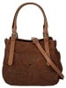 Samantha Look Handtasche echt Leder in cognac