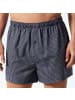 Schiesser Webboxershorts 2er Pack in Navy-Gestreift