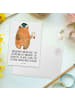 Mr. & Mrs. Panda Postkarte Prüfungen bestehen mit Spruch in Weiß