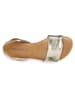 LASCANA Sandale in goldfarben