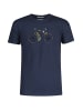 GreenBomb T-Shirt Bike Knut in Marineblau
