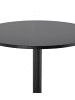 KADIMA DESIGN Stehtisch Holzplatte Metall | Modernes Design in Schwarz
