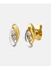 Vanlere Ohrstecker aus 375 Gelbgold mit Zirkonia