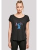 F4NT4STIC Long Cut T-Shirt Lilo And Stitch Little Devils in schwarz
