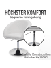 MCW Esszimmerstuhl F19 drehbar und höhenverstellbar, Stoff/Textil dunkelgrau