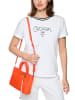 MARC CAIN SPORTS  T-Shirt mit maritimem Print in White