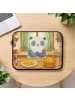 Mr. & Mrs. Panda Laptop Tasche Panda Pommes Gebet Design ohne Sp... in Weiß