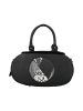 usha BLACK LABEL Women Handbag in Black Leopard