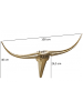FineBuy Geweih in Gold / Aluminium / 100x6x40
