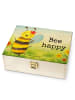 Mr. & Mrs. Panda Tee Beutel Halter Biene Happy Design mit Spruch in Weiß