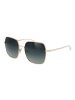 Skechers Damen Sonnenbrillen Quadrat Gold