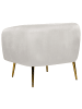 Beliani Sessel LACONIA in Grau/Gold - (W) 85 x (H) 72 x (L) 62 cm