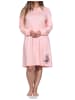 NORMANN Nachthemd langarm Bündchen am Ärmel - 81995 in rosa
