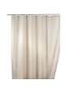 Wenko Duschvorhang Uni beige - Anti-Schimmel/Anti-Bakteriell in Beige, 180 x 200 cm