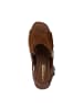 Les Tropéziennes par M Belarbi Paloma Sandalen mit Absatz aus Leder Braun