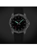 Mondaine Herren-Armbanduhr Numeri Quarz Schwarz 42 mm