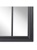 Beliani Wandspiegel EMBRY in Schwarz - (W) 69 x (H) 89 x (L) 5 cm