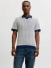 Jack & Jones Gestricktes Polo in Pageant Blue