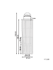 Beliani Laterne BALABAC in  - (W) 27 x (H) 88 x (L) 27 cm