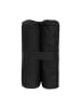 relaxdays 4x Pavillongewichte in Schwarz