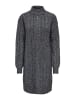 ONLY Strickkleid in Dark Grey Melange