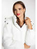 faina Wattierter Blouson in Wollweiss