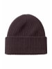 Hessnatur Hessnatur Strick Mütze aus Bio-Merinowolle mit Cashmere in schwarzbeere