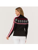 Krimson Klover Strickpullover Snowhut Zip Neck in black