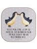 Mr. & Mrs. Panda Untersetzer Pinguin Liebe mit Spruch in Grau Pastell