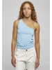 Urban Classics Urban Classics Damen Ladies Asymmetric Top in balticblue