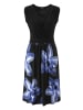 Aniston SELECTED Jerseykleid in schwarz-royalblau-blau-dunkelblau-weiß