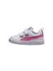 Puma Niedrige Kinder Sneakers mit Klettverschluss Courtflex V3 V inf Rose