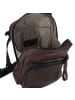 Piquadro Harper Umhängetasche Leder 18 cm in dark brown