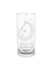 Mr. & Mrs. Panda Wasserglas Igel Beten mit Spruch in Transparent